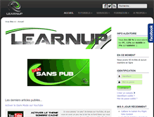 Tablet Screenshot of learnup.fr