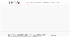 Desktop Screenshot of learnup.se
