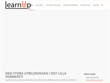 Tablet Screenshot of learnup.se
