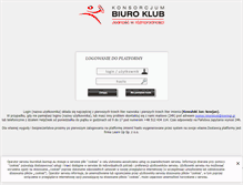 Tablet Screenshot of biuroklub.learnup.eu